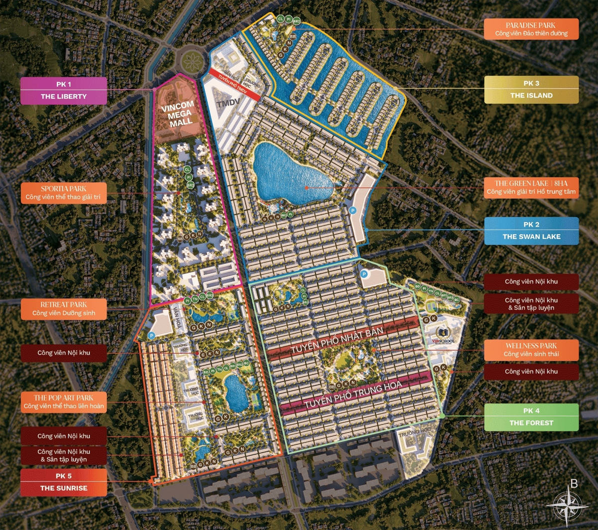 Mặt bằng tổng thểs