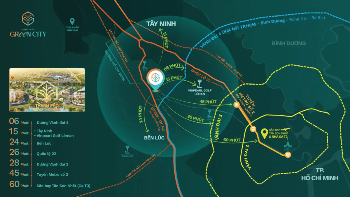 VỊ TRÍ VINHOMES GREEN CITY