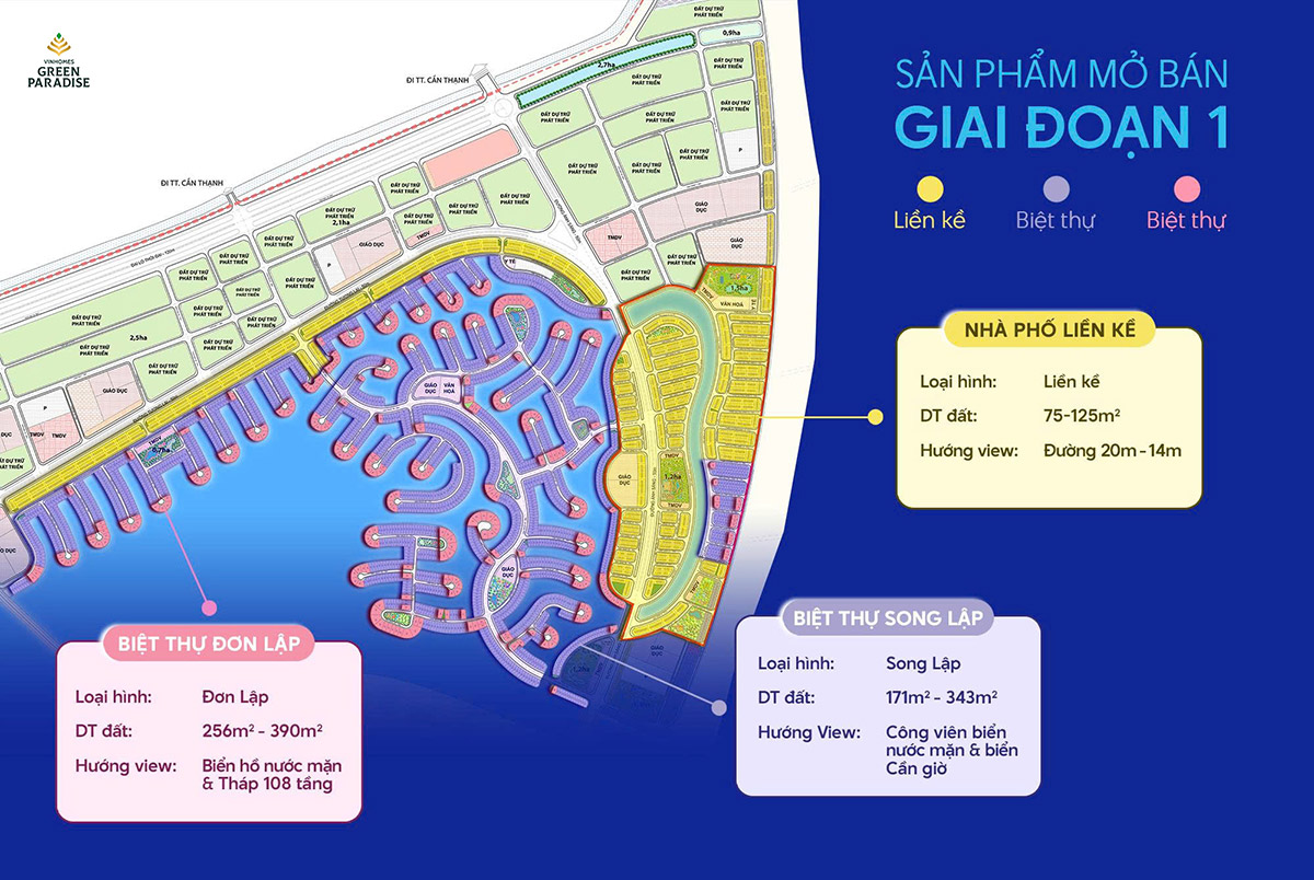 Phân khu B – The Green Bay – Vinhomes Cần giờ