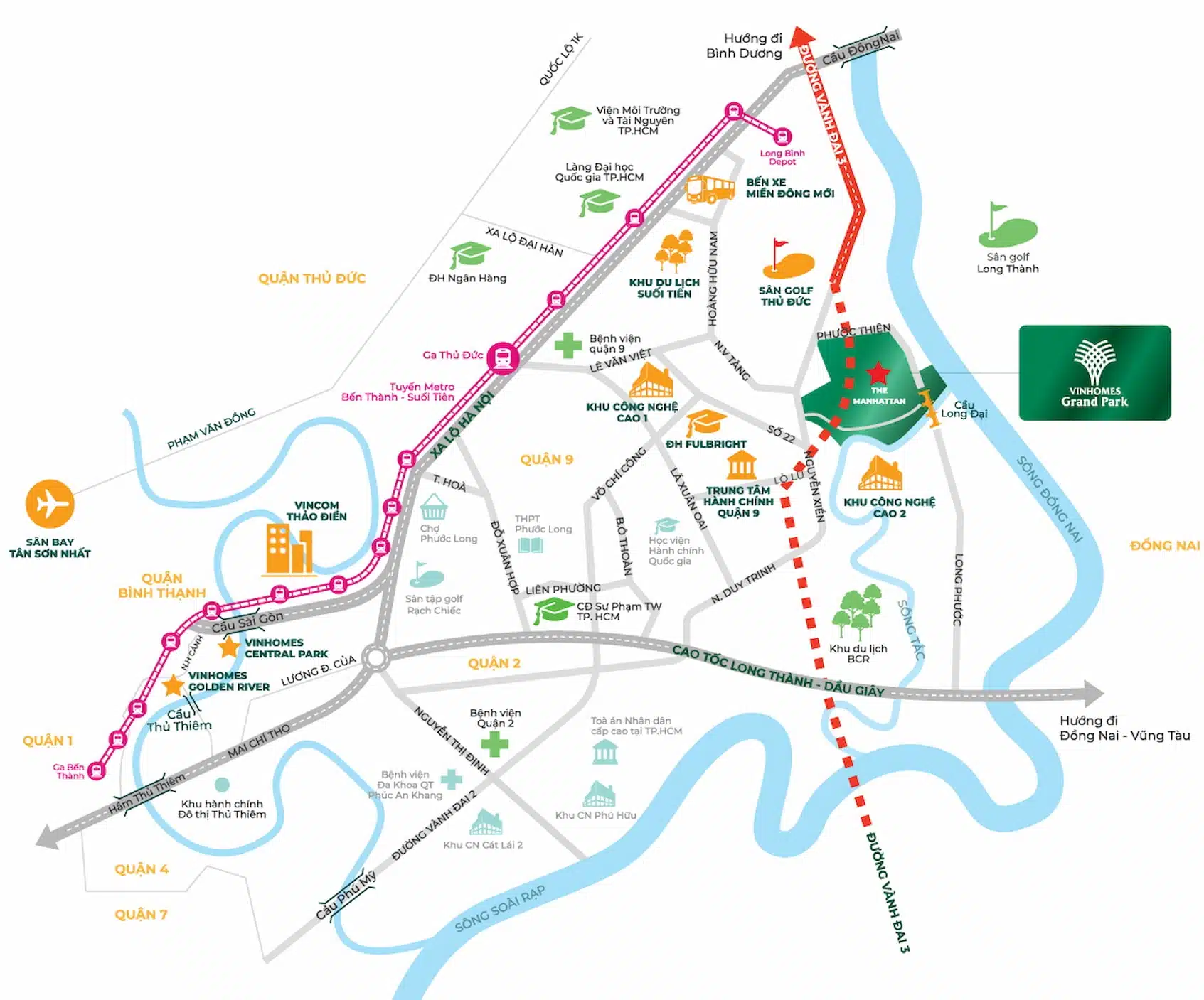 Vinhomes Grand Park Quận  9 - Ví Trí Lý Tưởng