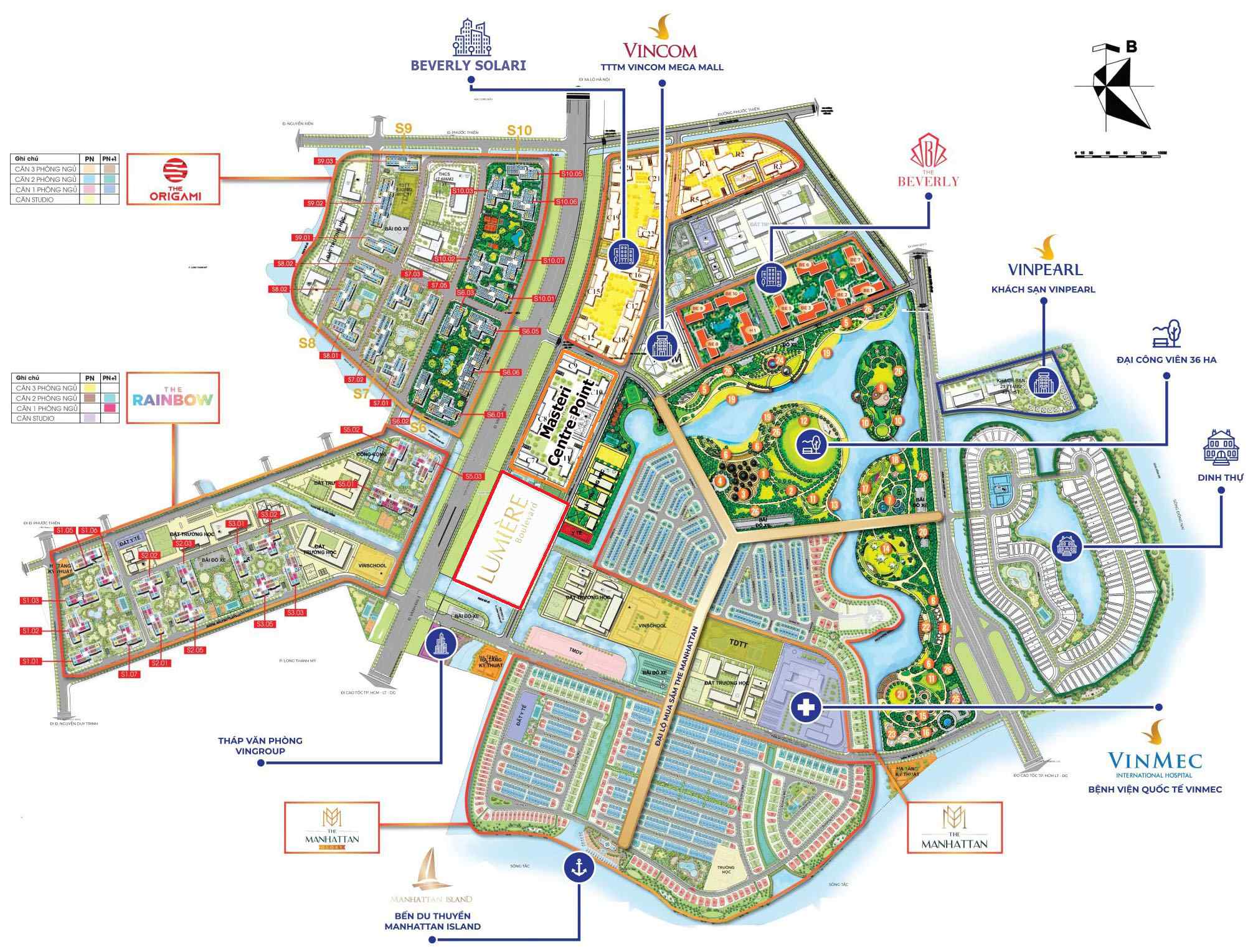 Mặt Bằng Tổng Quan  Vinhomes Grand Park